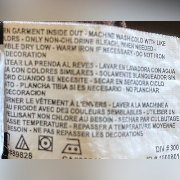 GLORIA VANDERBILT Amanda brown jean’s rhinestone back pockets size 12 average - Picture 5 of 15